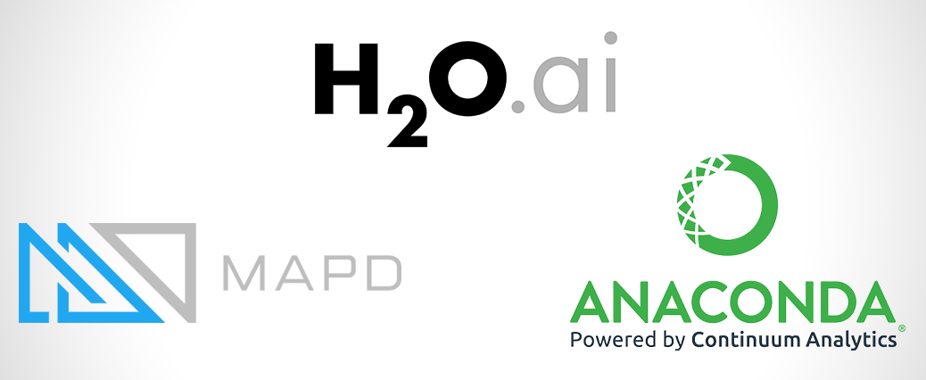 GOAI Founders: H20.ai, MapD and Continuum Analytics