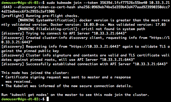 NVIDIA DGX Kubernetes Docker Container