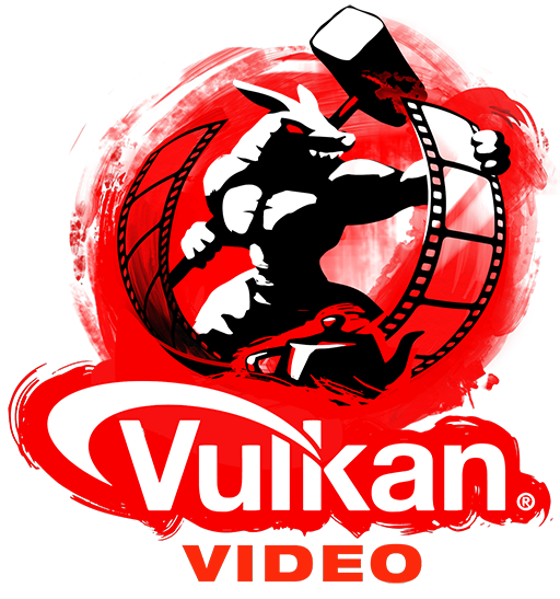 Vulkan video logo Vulkan video logo