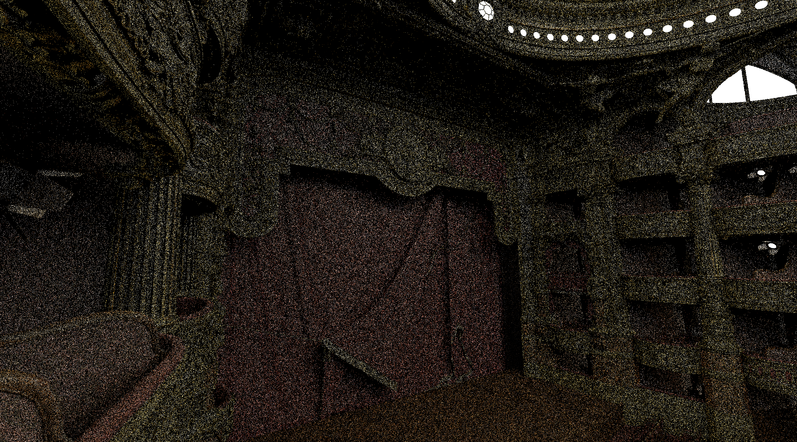 Prior sampling technique in theater scene