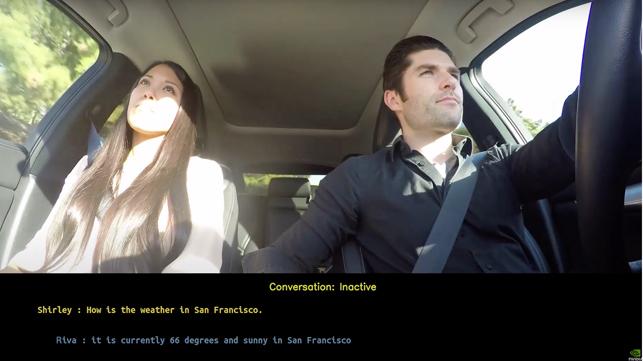 NVIDIA riva Multimodal conversation