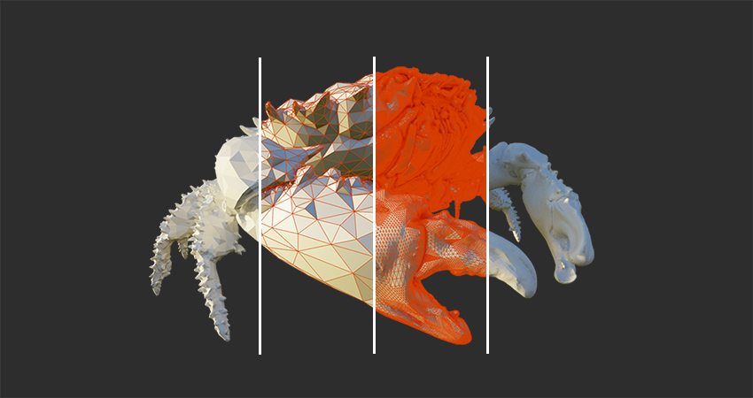 NVIDIA Micro-Mesh can store opacity or displacement for complex geometry such as fossils, creatures and nature.